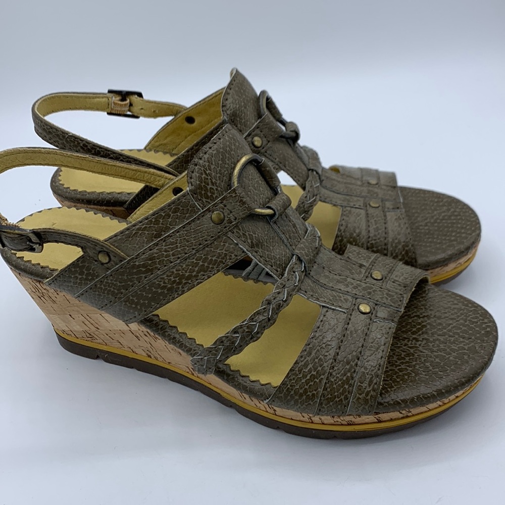 Bussola Marseille Wedge Snake Sandals